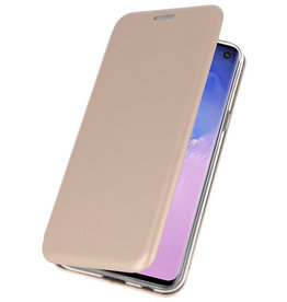 Custodia Folio sottile per Samsung Galaxy S10 Gold