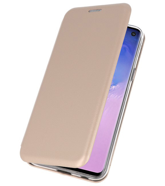 Custodia Folio sottile per Samsung Galaxy S10 Gold