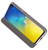 Etui Folio Slim pour Samsung Galaxy S10e Gris
