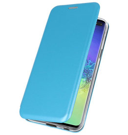 Etui Folio Slim pour Samsung Galaxy S10 Plus Bleu