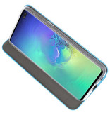 Etui Folio Slim pour Samsung Galaxy S10 Plus Bleu
