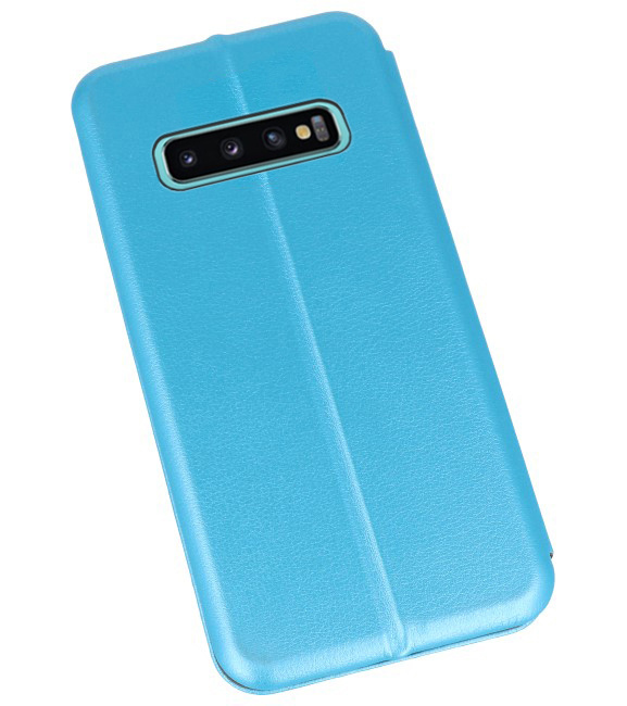 Etui Folio Slim pour Samsung Galaxy S10 Plus Bleu