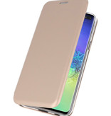 Etui Folio Slim pour Samsung Galaxy S10 Plus Gold
