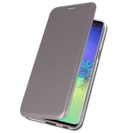 Custodia Folio sottile per Samsung Galaxy S10 Plus Grigio