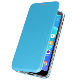 Etui Folio Slim pour Huawei Y5 Lite / Y5 Prime 2018 Bleu