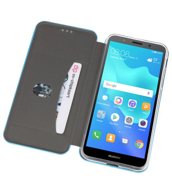 Slim Folio Case for Huawei Y5 Lite / Y5 Prime 2018 Blue