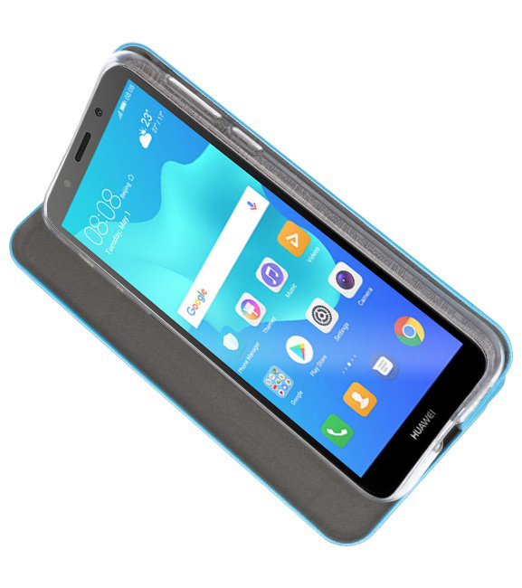 Schmales Folio-Case für Huawei Y5 Lite / Y5 Prime 2018 Blau