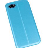 Schmales Folio-Case für Huawei Y5 Lite / Y5 Prime 2018 Blau