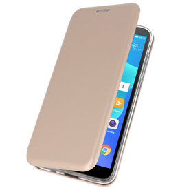 Custodia Folio sottile per Huawei Y5 Lite / Y5 Prime 2018 Gold