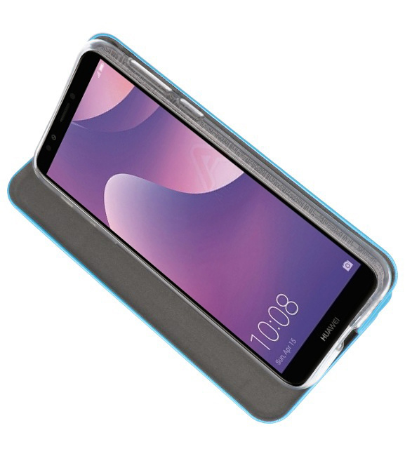 Custodia Folio sottile per Huawei Y7 / Y7 Prime 2018 Blu