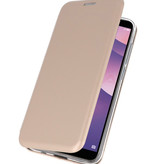 Schmaler Folio-Koffer für Huawei Y7 / Y7 Prime 2018 Gold