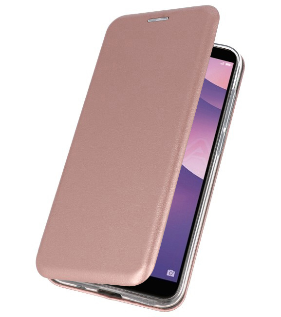 Slim Folio Case voor Huawei Y7 / Y7 Prime 2018 Roze