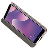 Slim Folio Taske til Huawei Y7 / Y7 Prime 2018 Pink