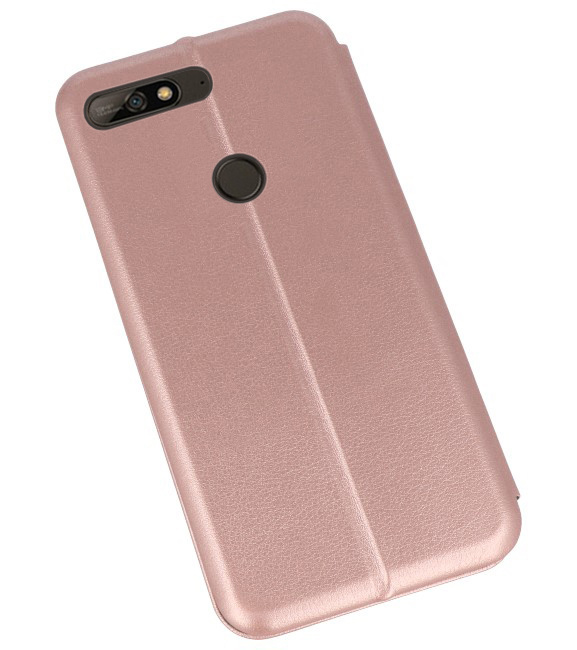 Slim Folio Case voor Huawei Y7 / Y7 Prime 2018 Roze