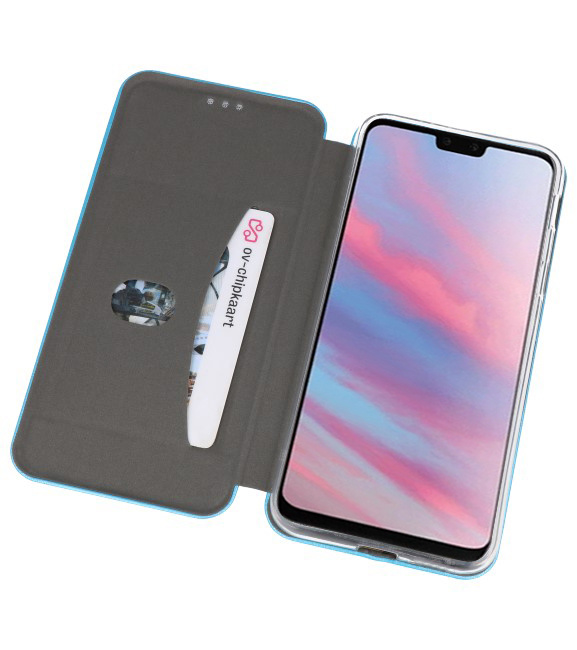 Custodia Folio sottile per Huawei Y9 2019 Blu