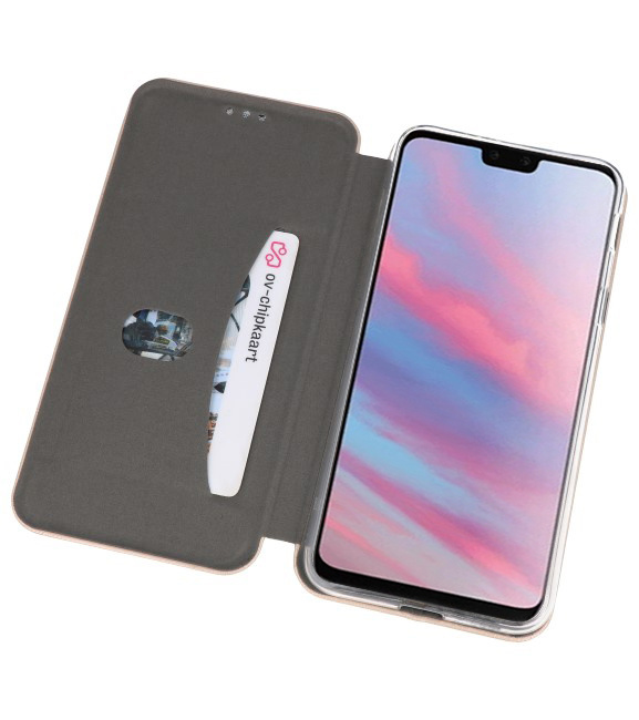 Etui Folio Slim pour Huawei Y9 2019 Or