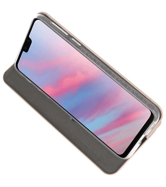 Slim Folio Case voor Huawei Y9 2019 Goud