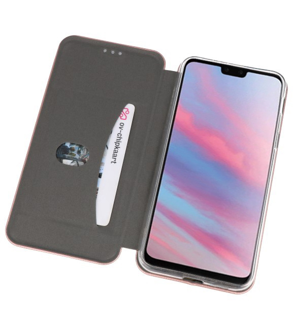 Etui Folio Slim pour Huawei Y9 2019 Rose