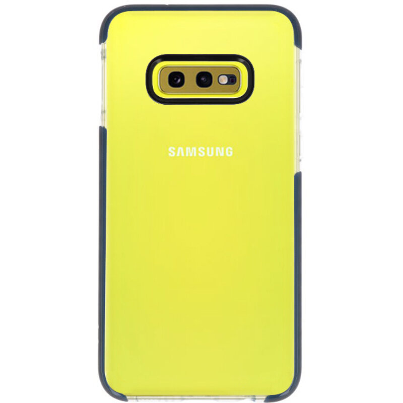 Custodia in TPU per Samsung Galaxy S10e trasparente / nera
