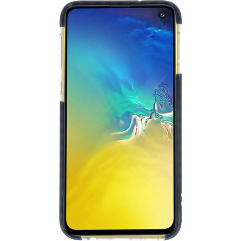 Custodia in TPU per Samsung Galaxy S10e trasparente / nera