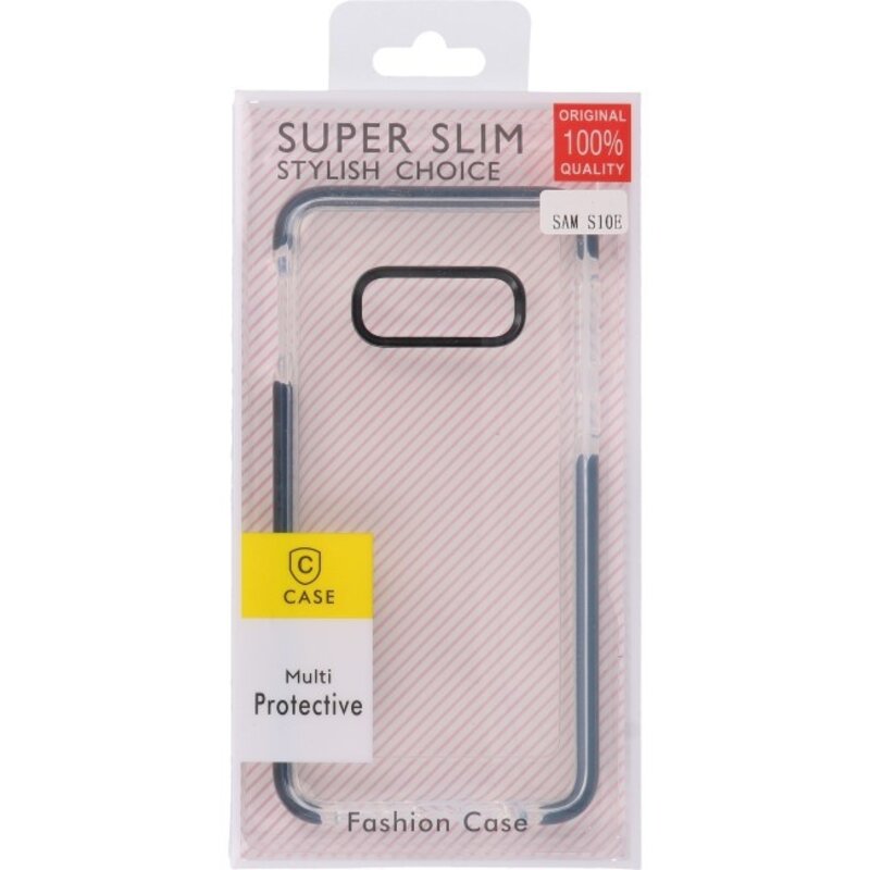 Armor TPU Hoesje voor Samsung Galaxy S10e Transparant / Zwar