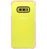 Armor TPU Hoesje voor Samsung Galaxy S10e Transparant / Roze