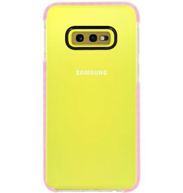 Armour TPU taske til Samsung Galaxy S10e Gennemsigtig / Pink