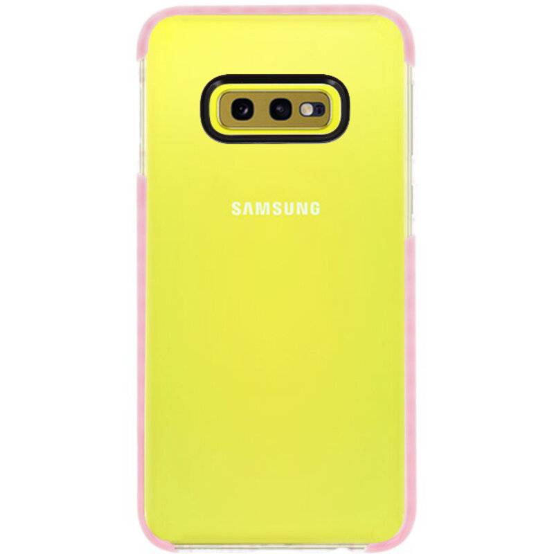 Armor TPU case for Samsung Galaxy S10e Transparent / Pink