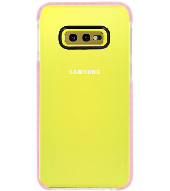 TPU-Schutzhülle für Samsung Galaxy S10e Transparent / Pink