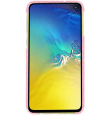 Armor TPU case for Samsung Galaxy S10e Transparent / Pink