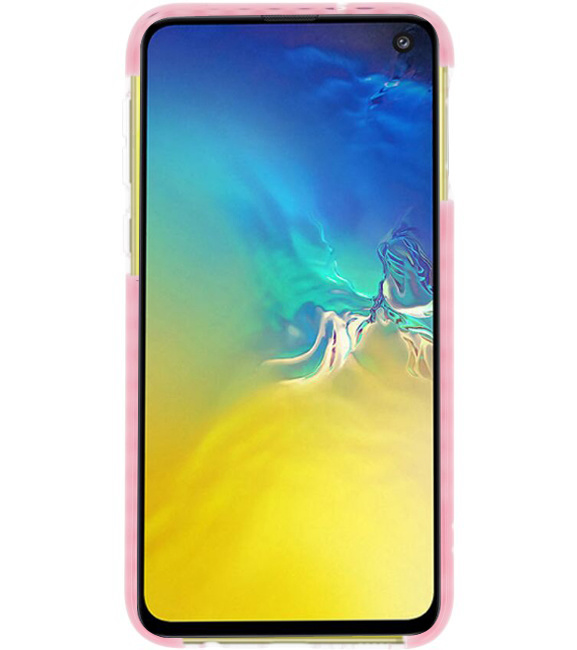 TPU-Schutzhülle für Samsung Galaxy S10e Transparent / Pink