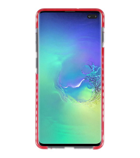 Armor TPU Hoesje voor Samsung Galaxy 10 Plus Transparant / R