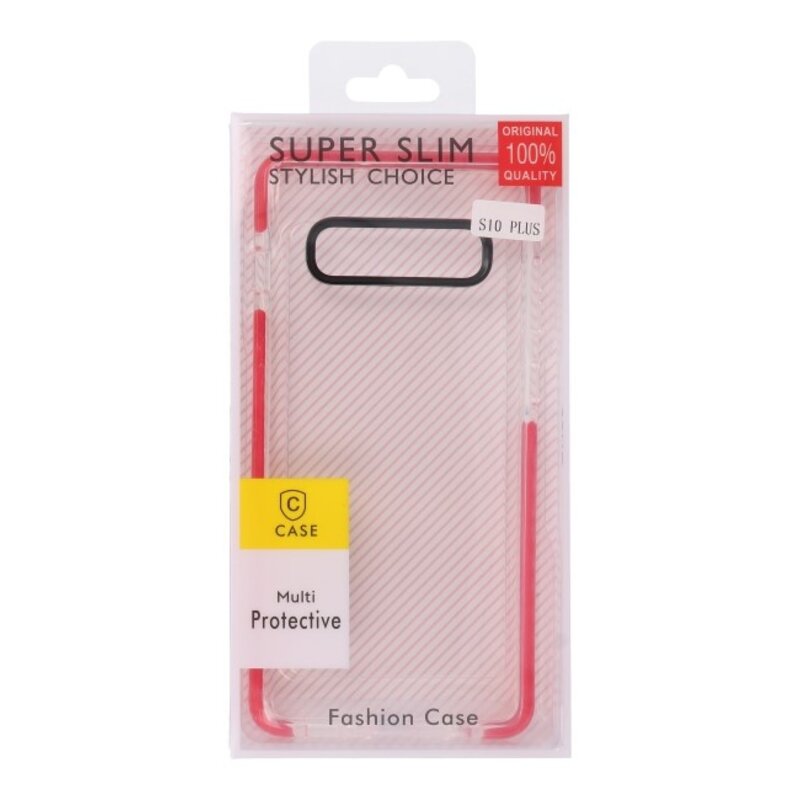 Armor TPU case for Samsung Galaxy 10 Plus Transparent / R
