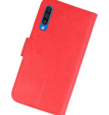 Bookstyle Wallet Cases Hoesje voor Samsung Galaxy A50 Rood