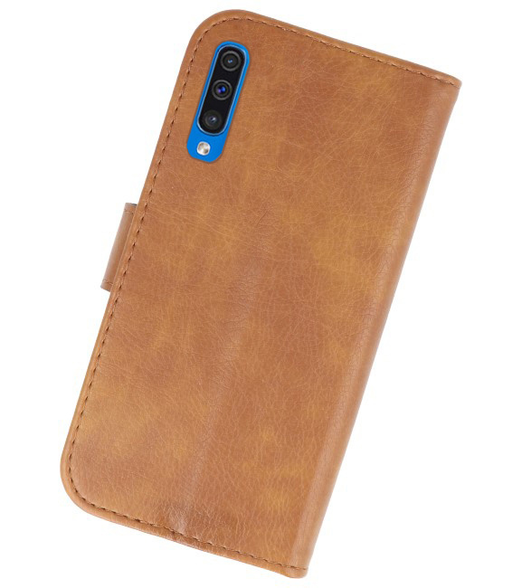 Bookstyle Wallet Cases Case für Samsung Galaxy A50 Braun