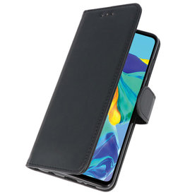 Bookstyle Wallet Cases Hoesje voor Huawei P30 Zwart