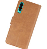 Bookstyle Wallet Cases Case für Huawei P30 Braun