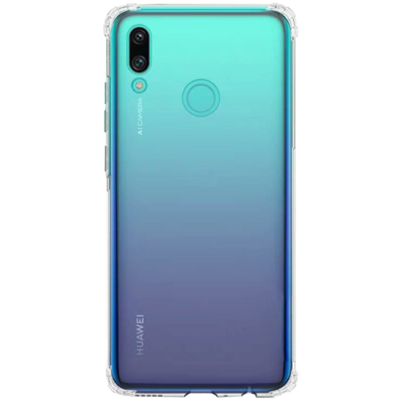 Custodia in TPU trasparente antiurto per Huawei P Smart 20