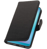 Original Læder Tegnebage Etui til Samsung Galaxy A6s Black