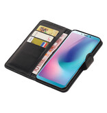 Original Læder Tegnebage Etui til Samsung Galaxy A6s Black