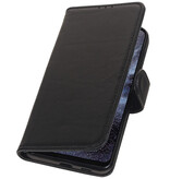 Custodia a portafoglio in vera pelle per Samsung Galaxy A8s nero