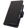 Funda billetera de cuero genuino para Samsung Galaxy A8s negro