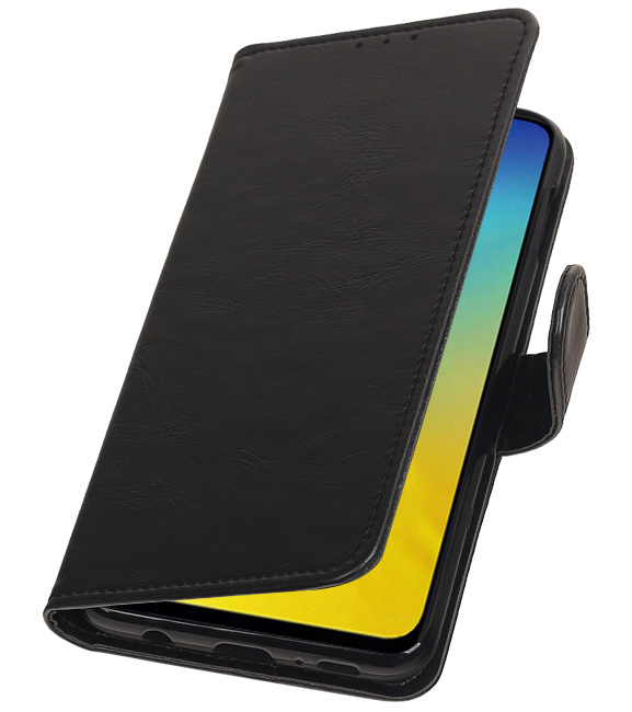 Pull Up Bookstyle voor Samsung Galaxy S10e Zwart