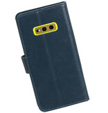 Pull Up Bookstyle for Samsung Galaxy S10e Blue