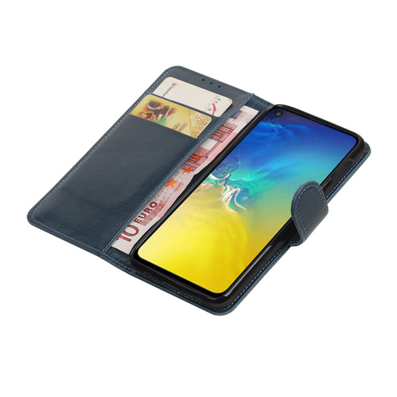 Pull Up Bookstyle for Samsung Galaxy S10e Blue
