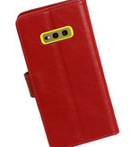 Pull Up Bookstyle pour Samsung Galaxy S10e Rouge