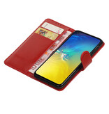 Pull Up Bookstyle for Samsung Galaxy S10e Red