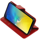 Pull Up Bookstyle voor Samsung Galaxy S10e Rood