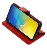Pull Up Bookstyle for Samsung Galaxy S10e Red
