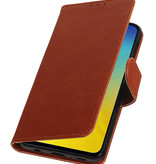 Style de livre Pull Up pour Samsung Galaxy S10e Brown